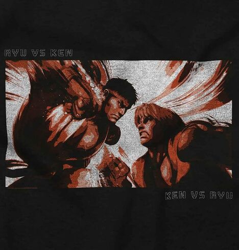 Brisco Brands Street Fighter Vintage Ryu Ken Gamer Hoodie Sweatshirt Women Men in Saudi Arabia
