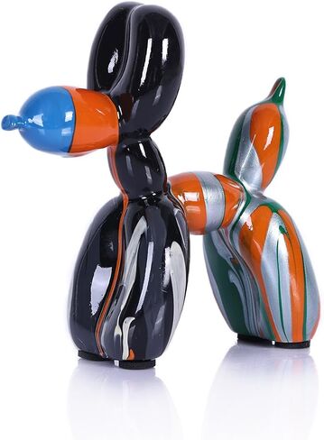 Balloon Dog Statue,Home Decor Modern Art Funky Statues for Coffee Table and Kitchen Figurines Living Room Trendy Color Scheme Room Decor Aesthetic (Yellow, 3.9 * 3.9 * 1.5 inch) in Saudi Arabia