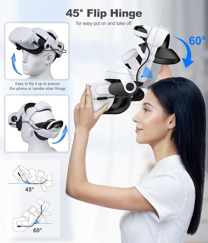 Kawaye Comfort Head Strap for Meta Quest 3S/Quest 3/Quest 2, for Oculus Head Strap VR Accessories, VR Headset Strap Enhanced Support Reduce Pressure for Sony PSP Games in Saudi Arabia
