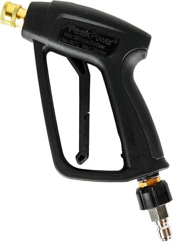 Stubby Pressure Washer Gun Swivel with M22-14mm Connector and 1/4" Outlet Quick Connects Power Washer Gun 5000 PSI for Foam Cannon Car Wash in Kuwait