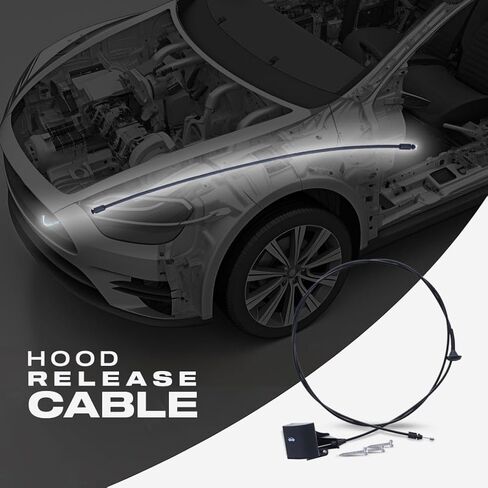 KARPARTS360 لجيب قائد 2006 07 08 09 2010 CABLE CABILE | الملمس الأسود | البلاستيك/المعدن | 0.227 حجم (CBF) | مع مقبض | استبدال 55394495AB in Saudi Arabia