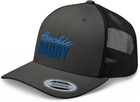 Hoochie Daddy Curved Bill Trucker Hat Mid Crown Adjustable Cap in Saudi Arabia
