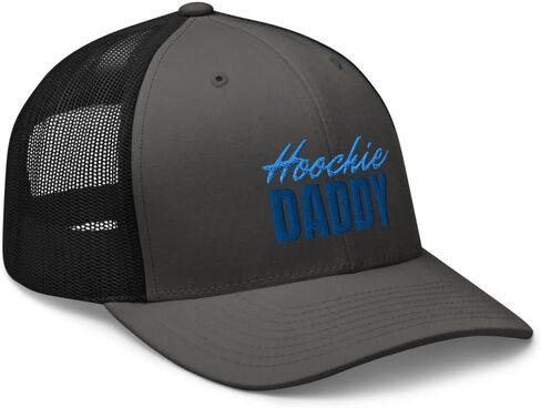 Hoochie Daddy Curved Bill Trucker Hat Mid Crown Adjustable Cap in Saudi Arabia