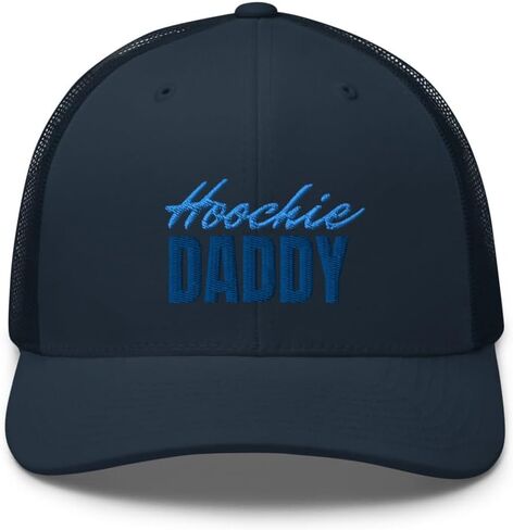 Hoochie Daddy Curved Bill Trucker Hat Mid Crown Adjustable Cap in Saudi Arabia