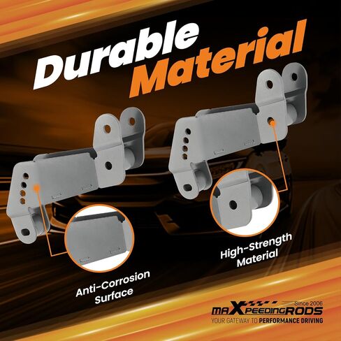 MaxPeedingrods قوس نقل ذراع التحكم السفلى في الجبهة لجيب Wrangler JK JKU 2007-2018 مع رفع 2-4 بوصة ، رمادي in Saudi Arabia