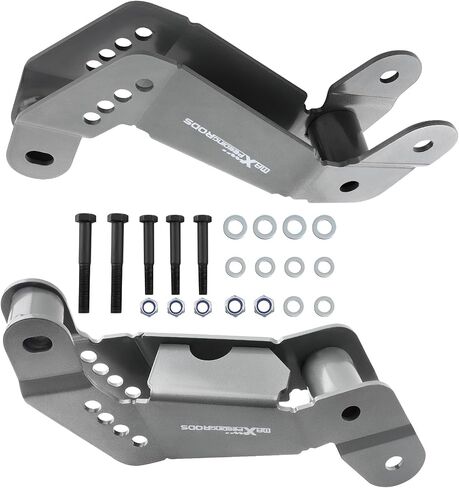 MaxPeedingrods قوس نقل ذراع التحكم السفلى في الجبهة لجيب Wrangler JK JKU 2007-2018 مع رفع 2-4 بوصة ، رمادي in Saudi Arabia
