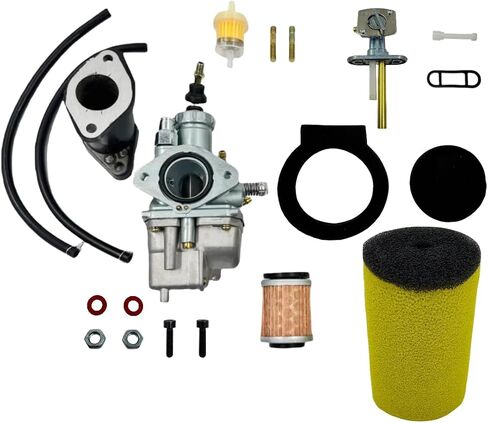 Carburetor Carb Kit Fit for Yamaha Timberwolf YFB 250 TFB250 YFB250FW 1992-2000, Parts 4BD-14101-00-00 1YW-14451-00-00 Air Filter in Saudi Arabia