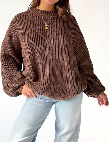Kinghua Cable Sweater Sweater Women Fall Fashion Winter Fashit in Kuwait