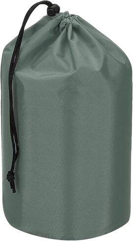 PATIKIL Stuff Sack, 5 x 10 Inch Waterproof Outdoor Storage Sack Portable Drawstring Dust Flap Bag Lightweight Sleeping Bag for Camping Hiking Backpacking, Purple in Kuwait
