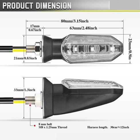 Rear Short Tail Tidy Fender Eliminator LED Turn Signal Compatible with 1098 848 1198/848 2008 2009 2010/848 EVO 2011 2012 2013/1098 2007 2008/1198 2009 2010 2011(clear) in Saudi Arabia