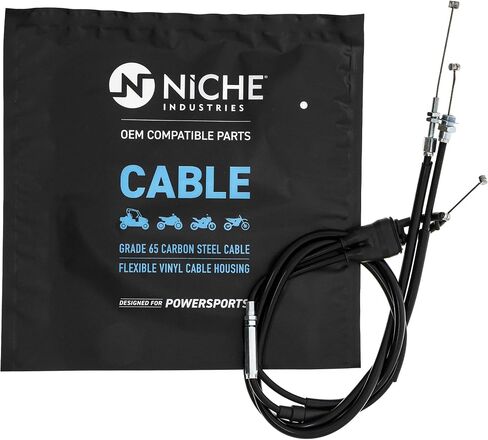 NICHE Push Pull Throttle Cable for 2007-2013 Yamaha YZ450F 2S2-26302-00-00 in Saudi Arabia