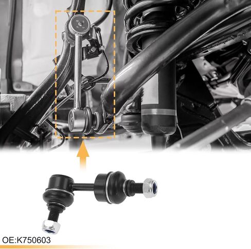 X Autohaux 2PCS BAR RING RINGS RINGS STATILIZER LINK ATT FOR HYUNDAI SANTA FE XL 2013-2019 FOR HYUNDAI TUCSON 2010-2015 SUPPENSION KIT NO.K750603 in Saudi Arabia