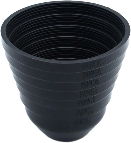 2PCS 70mm-100mm Universal Headlight Dust Cover 3.9" Silicone Housing Seal Car Headlight Dustproof Waterproof Sealing Cover for Cars (Black) in Saudi Arabia