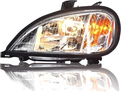Torque Headlight PAIR Replacement for 1996-2017 Freightliner Columbia Semi Trucks [Included All Bulbs] Driver Left Passenger Right Side Set Assembly DOT SAE Approved Headlamp (TR026-L, TR026-R) in Saudi Arabia