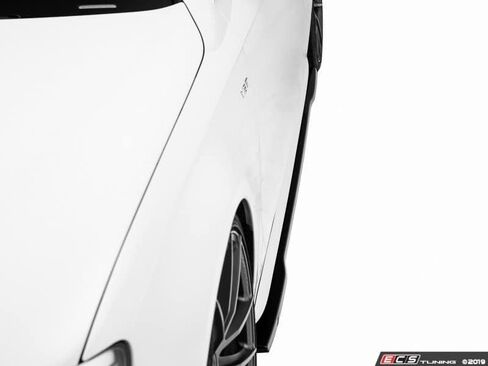 ECS Flat Side Skirts (Gloss Black) Compatible with Audi B8/B8.5 A4/S4 in Saudi Arabia
