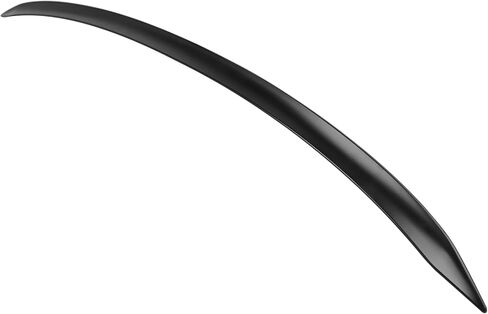IKON MOTORSPORTS, Trunk Spoiler Compatible with 2019-2023 Porsche Cayenne 9Y3 5-Door Coupe, Unpainted Black ABS Plastic Rear Middle Spoiler Wing, 2020 2021 2022 in Saudi Arabia