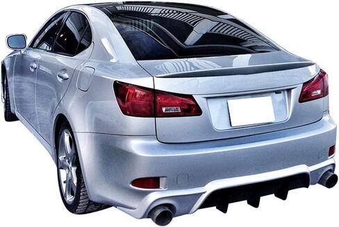 FreeMotor802 متوافق مع 2006-2013 لكزس IS250 IS350 الشفة الخلفية المصد الخلفي ، DMR نمط سوداء PP SPOILER in Saudi Arabia