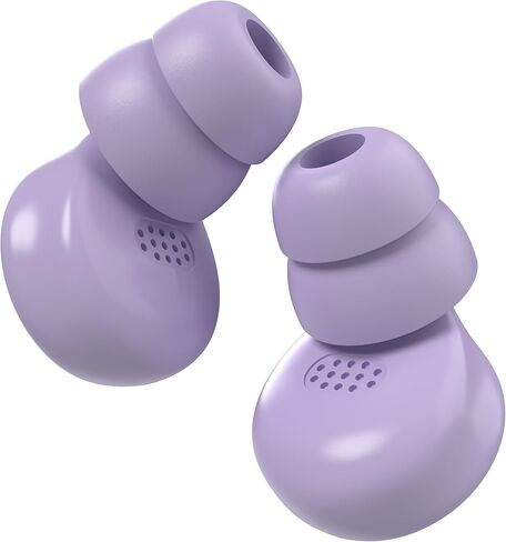 M1 Earplugs, 45dB Ear Plugs for Sleeping, High Fidelity Ear Plugs for Noise Reduction, Work, Travel, Sports, with 6 Silicone Earplug Tips, Reusable Noise Cancelling Ear Plugs, Black in Saudi Arabia
