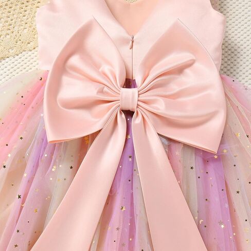 Obeeii Baby Girls Birthdy Party Dress Princess 3D Butterfly Sequin Tulle Tuulle Tutu Dress Toddler Pageant Ordical Prom Dance Dance Dance Dance in Kuwait