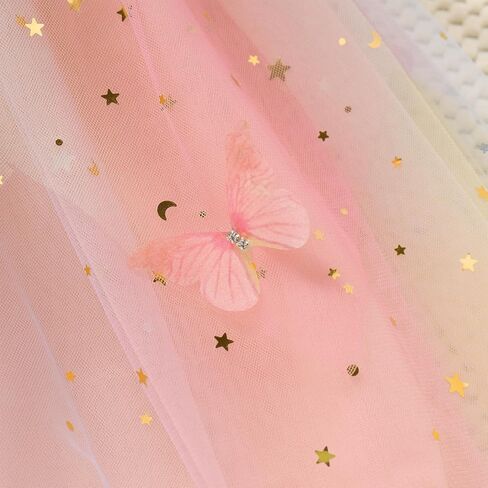 Obeeii Baby Girls Birthdy Party Dress Princess 3D Butterfly Sequin Tulle Tuulle Tutu Dress Toddler Pageant Ordical Prom Dance Dance Dance Dance in Kuwait