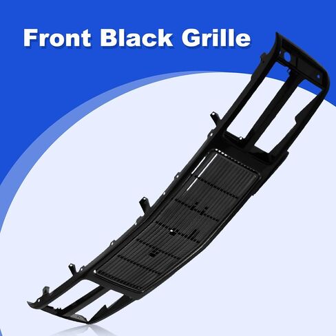 CarPartsDepot Front Grille Grill Black Shell With Insert Compatible With 1988-1993 GMC C/K 1500 2500 3500 Yukon GM1200391 With Dual Headlight Holes in Saudi Arabia