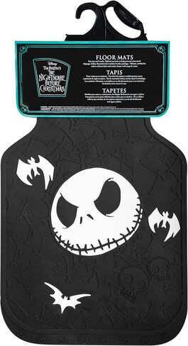 Plasticolor 001520R01 Disney Nightmare Before Christmas Bones Design with White Bats Front Floor Mat for Car Truck SUV in Saudi Arabia