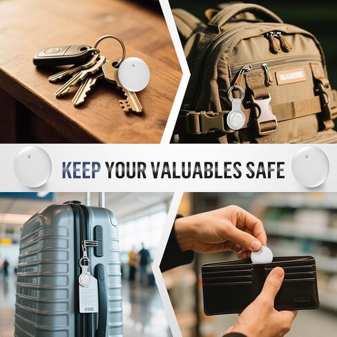 Android Smart Bluetooth Tracker (2025) Compatible AirTag with Google Find My Device, Air Tracker Tags for Android, Key Finder GPS Item Locator for Keys, Bags, Luggage, IP67 Waterproof, 1 Pack in Saudi Arabia