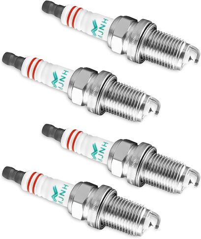 4Pcs Double Iridium Spark Plug Fits for Acura EL Honda Civic 2001-2005 1.7L L4 Engine, Premium Performance Spark Plugs Replace 7100 ZFR6FGP in Saudi Arabia