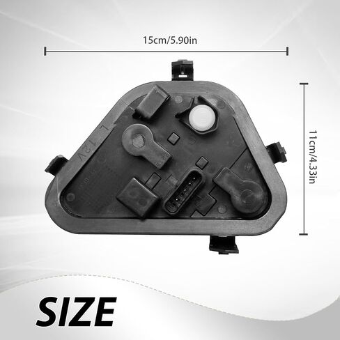 63-21-7-313-043 Rear Left Driver Side Tail Light Lamp Panel Bulb Socket Assembly with Plug Connector, Replacement for BMW 320i 2013-2015, Replaces 63217313043 in Saudi Arabia
