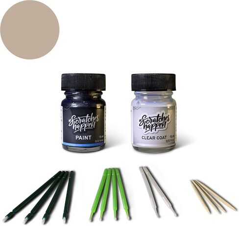 Scratcheshappen Match Match Up Paint Kit - Solar Silver Metallic (NH -704M) لـ Honda - Essential (Paint + Clear Coat) in Saudi Arabia