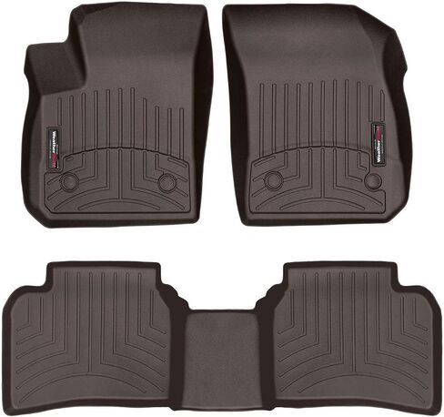 Weathertech مخصص FIRELLONERS ل CADILLAC XT4-1ST و 2ND ROW (441501-1-2) ، الأسود in Kuwait