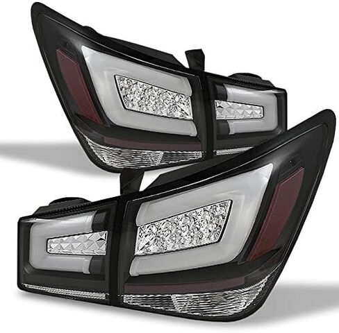 AKKON - For 10-15 Chevy Cruze 16 Limited J300 Black Bezel LED Light Tube Design Full LED Tail Lights Brake Lamps 4pcs Set in Saudi Arabia