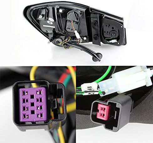 AKKON - For 10-15 Chevy Cruze 16 Limited J300 Black Bezel LED Light Tube Design Full LED Tail Lights Brake Lamps 4pcs Set in Saudi Arabia