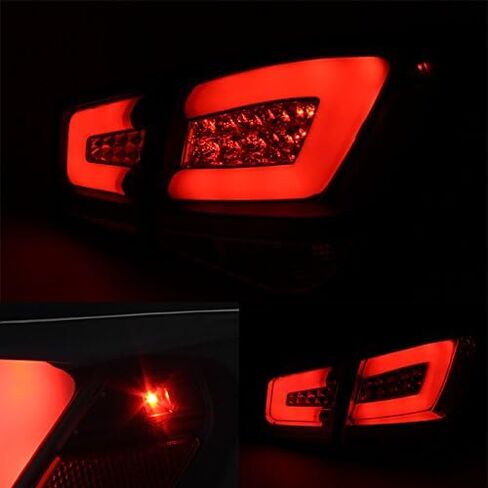 AKKON - For 10-15 Chevy Cruze 16 Limited J300 Black Bezel LED Light Tube Design Full LED Tail Lights Brake Lamps 4pcs Set in Saudi Arabia