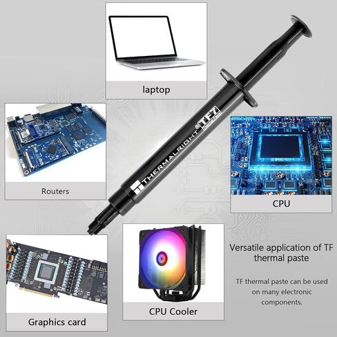 Thermalright TF7 8g Thermal Paste Compound for CPU/GPU/All Coolers,Thermal Conductivity is 12.8W/m.k, with a Spatula Tool(TF7 8g) in Saudi Arabia