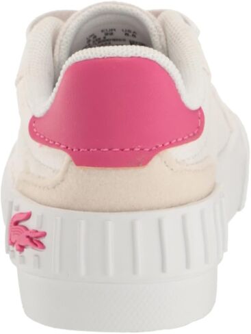 Lacoste Kids L004 Sneaker, WHT/GRN, 8 in Kuwait