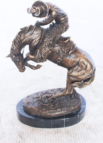 Nifao Cheyenne Remington Replica Pronze تمثال برونزي على الحجم الرخامي: 12 "× 4" × 12 "H in Kuwait