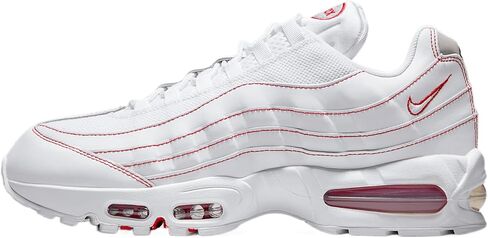 Nike Air Max 95 OG Men's Shoes (IB7936-100 ، White/University Red/White) in Saudi Arabia
