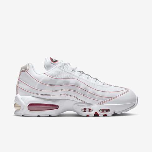 Nike Air Max 95 OG Men's Shoes (IB7936-100 ، White/University Red/White) in Saudi Arabia