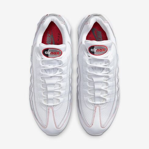 Nike Air Max 95 OG Men's Shoes (IB7936-100 ، White/University Red/White) in Saudi Arabia
