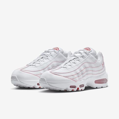 Nike Air Max 95 OG Men's Shoes (IB7936-100 ، White/University Red/White) in Saudi Arabia