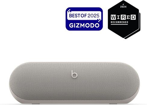 Beats Pill - مكبر صوت Bluetooth والشاحن اللاسلكي المحمول عبر USB -C - تصل إلى 24 ساعة من عمر البطارية ، ومقاومة للماء IP67 ، وتوافق Apple & Android ، ومدمج الميكروفون المدمج - الأسود غير اللامع (المتجدد) in Kuwait