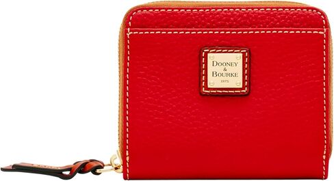 Dooney & Bourke Wallet, Pebble Grain Small Zip Around Wallet - Blue in Kuwait