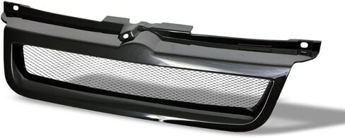 7422445310378 Compatible With 1999-2005 VW Jetta/Bora MK4 Glossy Black Aluminum Mesh Front Bumper Grill Grille in Kuwait