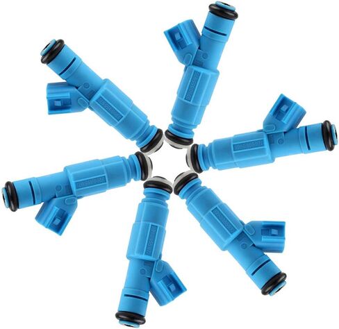 OCPTY Fuel Injector, 6pcs 4 Holes Replacement Fuel Injectors Engine Part fit for 2002 2003 Dodge Ram 1500 Jeep Liberty Compatible 0280155972 Injectors in Saudi Arabia