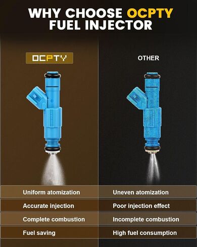OCPTY Fuel Injector, 6pcs 4 Holes Replacement Fuel Injectors Engine Part fit for 2002 2003 Dodge Ram 1500 Jeep Liberty Compatible 0280155972 Injectors in Saudi Arabia