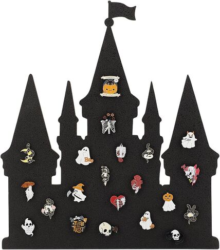 BENECREAT Castle Pin Board Cork Board, 15.6x13.6inch Bulletin Display Board Brooch Jewelry Display Cork Tray for Brooch Pin Collection Display, Office Home and School Decor in Saudi Arabia