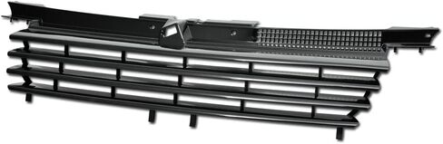 7422445310378 Compatible With 1999-2005 VW Jetta/Bora MK4 Glossy Black Aluminum Mesh Front Bumper Grill Grille in Kuwait