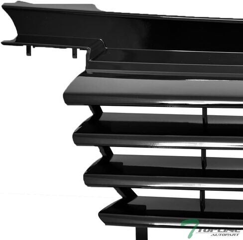 7422445310378 Compatible With 1999-2005 VW Jetta/Bora MK4 Glossy Black Aluminum Mesh Front Bumper Grill Grille in Kuwait