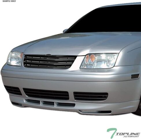 7422445310378 Compatible With 1999-2005 VW Jetta/Bora MK4 Glossy Black Aluminum Mesh Front Bumper Grill Grille in Kuwait